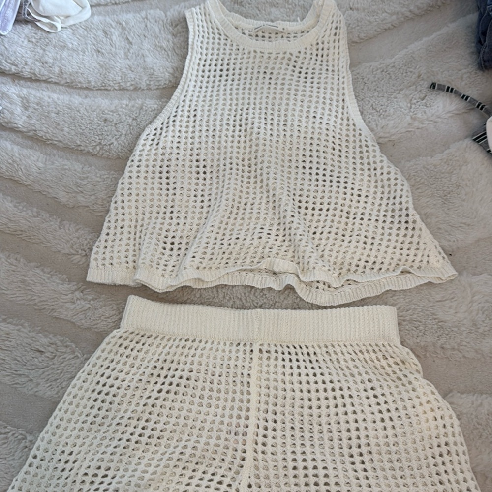 Crochet Cover Up Matching Set